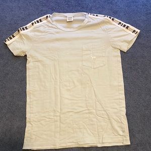 Victoria Secret Pink blue shirt sleeve shirt